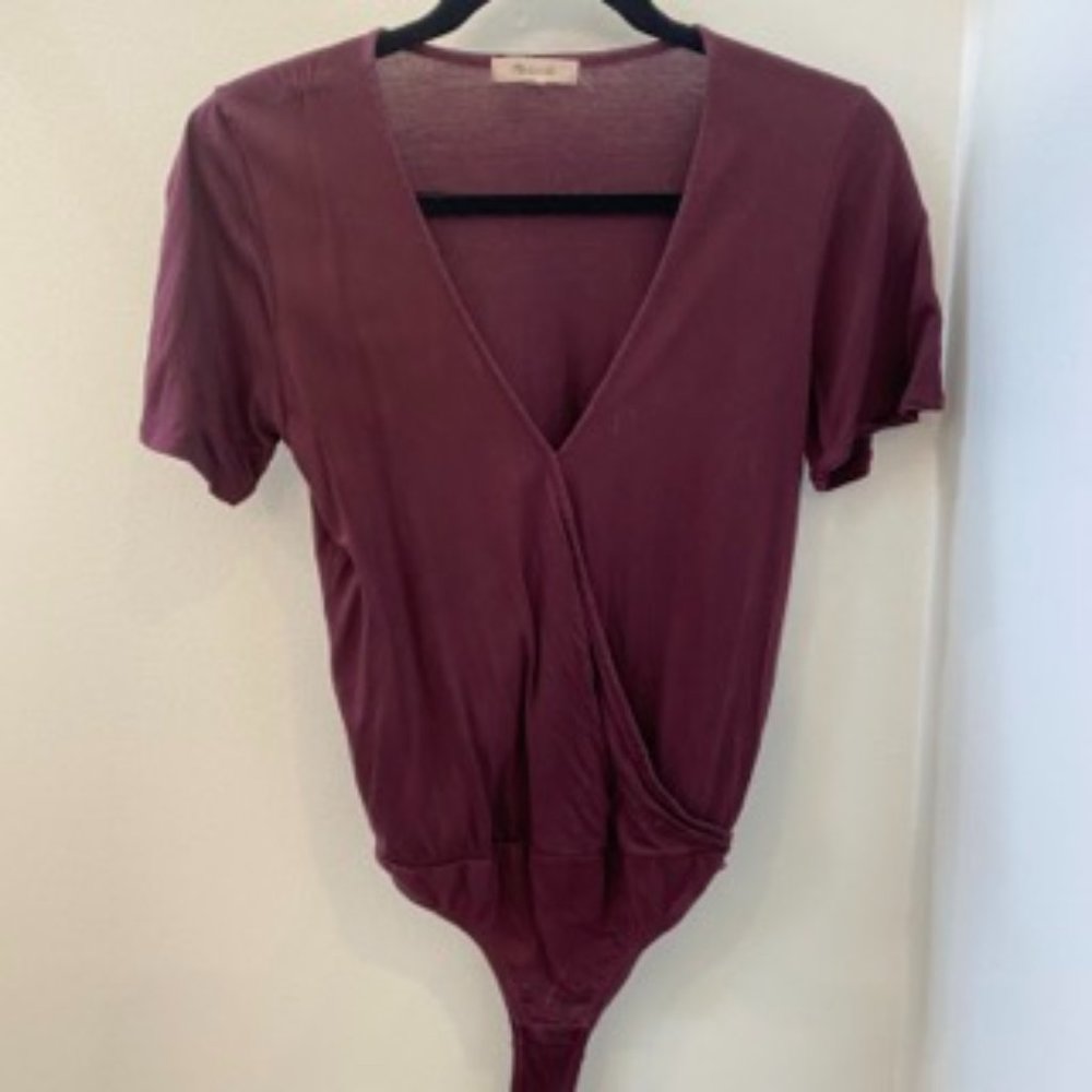Wrap front bodysuit
